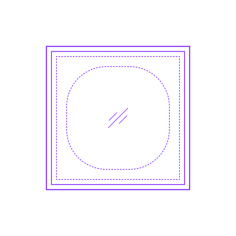 Buildings Skylights Dome Square Outline Drawing Svg Vector, Free Vectors File